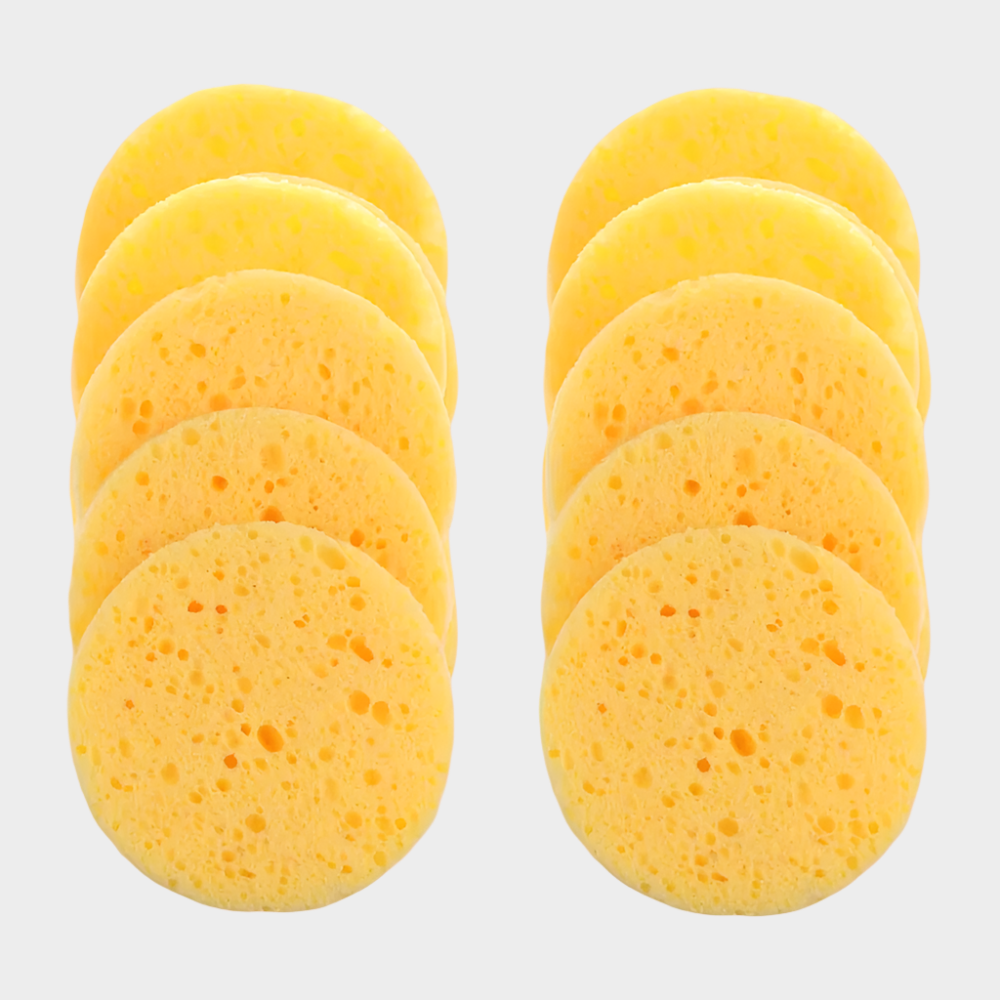 Cellulose Facial Cleansing Sponges