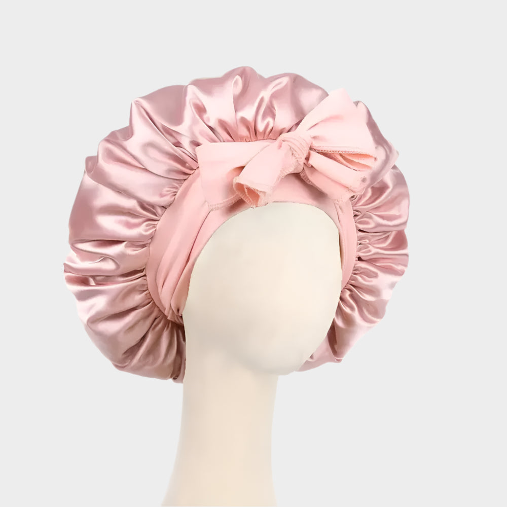 Satin Bonnet Silk Bonnet Adjustable Bonne for Sleeping Hair Bonnet with Tie Band Bonnets for Women Men